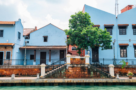 Malacca river town, UNESCO World Heritage Site in Malaysiaのeditorial素材