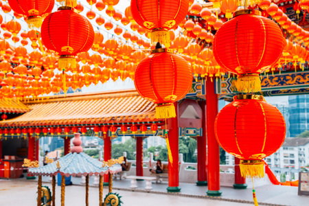 Thean Hou Temple in Kuala Lumpur, Malaysia