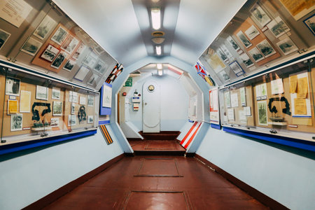 Vladivostok, Russia - September 17, 2018: Memorial Submarine S-56 Museum