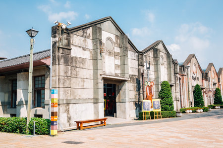 Taichung, Taiwan - May 2, 2018 : Taichung Cultural and Creative Industries Parkのeditorial素材