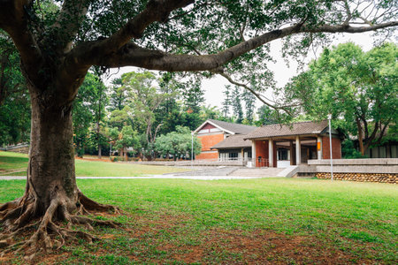 Tunghai University nature view in Taichung, Taiwanのeditorial素材