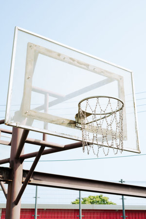 Basketball hoop with backboard