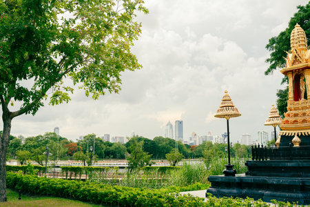 Benchakitti Forest Park in Bangkok, Thailandのeditorial素材