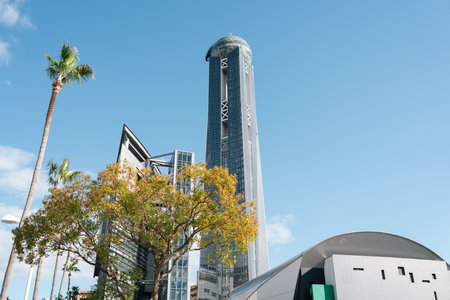 Yamaguchi, Japan - December 2, 2023: Kaikyo Yume Tower observatoryのeditorial素材