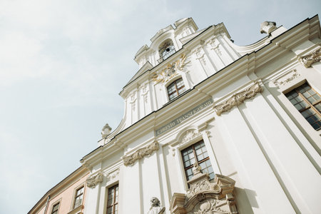 Krakow old town, Church of the Transfiguration in Krakow, Polandのeditorial素材