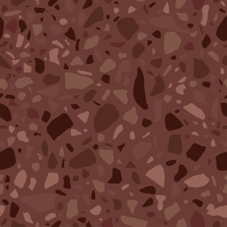 Terrazzo seamless pattern. Tile with pebbles and stone. Abstract texture background layer background, terrazzo flooring.のイラスト素材
