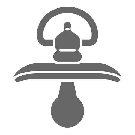 Pacifier icon. Baby toy soother. Vectorのイラスト素材