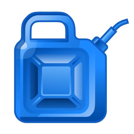 Fuel jerrycan icon. Canister for gasoline. Car oil vector signのイラスト素材