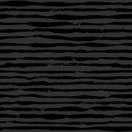 Black striped grunge pattern, seamless background with dry brush stroke stripes. Monochrome dark wallpaper.のイラスト素材