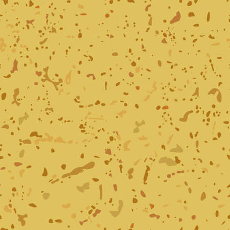 Banana peel, seamless texture. Brown spots on a yellow background, ripe banana skin. organic background. vectorのイラスト素材