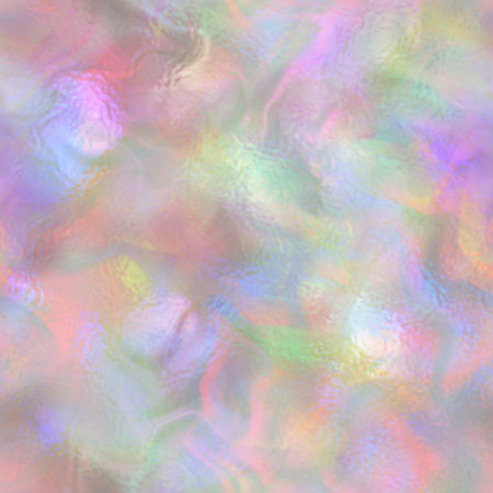Abstract pearl background with shimmering mother of pearl and rainbow colors. Nacreous texture. Glass crumpled foil surface, blurred matte pattern. Illustrationの写真素材