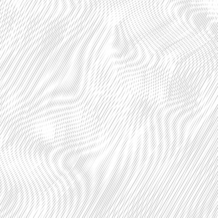Reticulated texture of lines and moire effect. Linear background with stabilized filling of intersecting white and gray lines. design template. vector overlay patternのイラスト素材