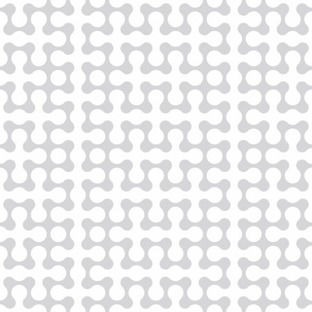 White truchet pattern. Cross lattice ornament. Techno stylish texture. seamless background. Vector fabric, textile printのイラスト素材