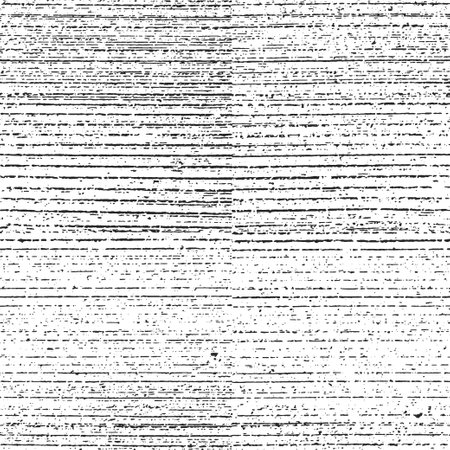 Abstract noise lines texture, Horizontal grain stripes, grunge dirty pattern. Scratch surface, concrete wall. Vector monochrome backgroundのイラスト素材