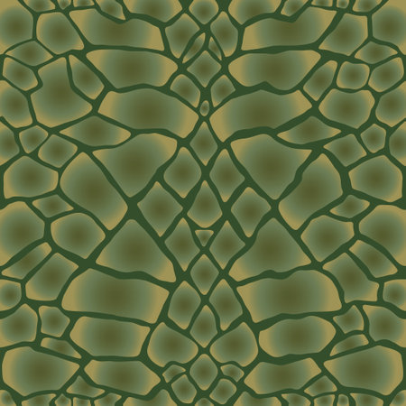 Vector snake skin, reptile camouflage pattern for fabric design. Animal print, seamless python texture. Abstract backgroundのイラスト素材