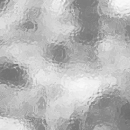 Matte white and gray frosted glass, blur effect. Stained glass decorative background. Foil shiny...