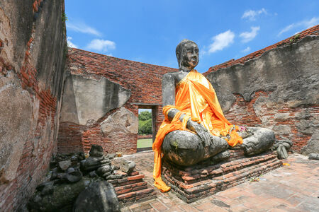 Ruin of a Buddhist Templeの写真素材