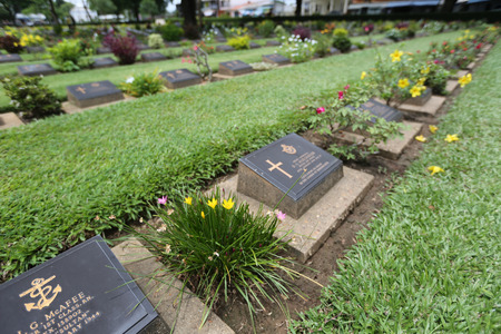 Confederate Cemetery Kanchanaburiのeditorial素材