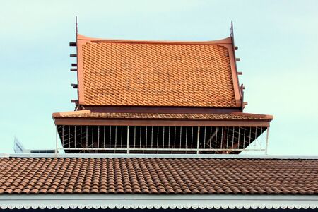 Ancient  house roofの写真素材