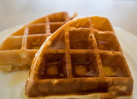 Couple of wafflesの写真素材