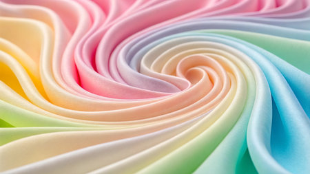 close up of colorful crepe paper texture for background. (Soft focus)の素材