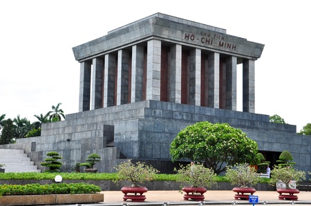 Ho Chi Minh Mausoleum in Hanoi, Vietnamのeditorial素材