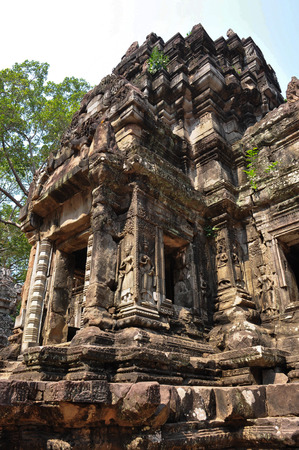 Chau Say Thevoda Castle, Angkor Wat, Cambodiaの写真素材