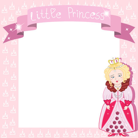 Little Princess illustration.のイラスト素材