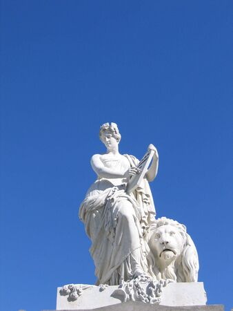 Statue in the Sunの写真素材