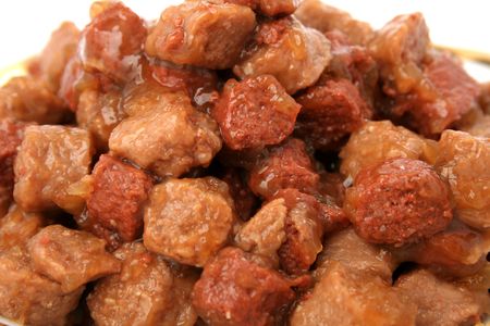 Food for cats and dogs, backgroundの写真素材