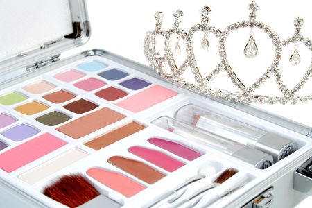 Makeup set and diadem 1の写真素材