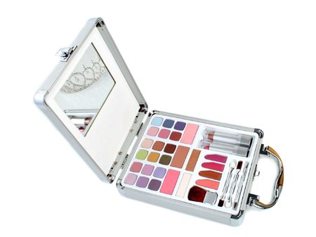 Makeup briefcase isolatedの写真素材