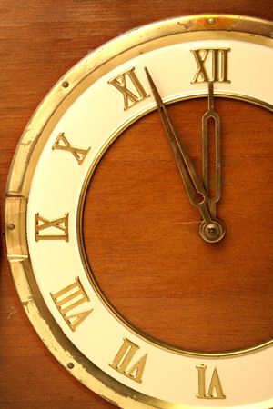 Fragment of a dial with arrows of ancient clocks の写真素材