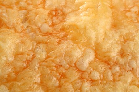 fresh bread with a cheese crust, backgroundの写真素材