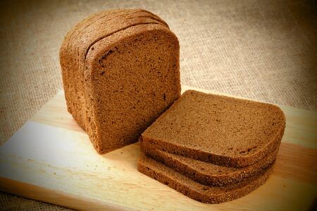 Loaf of rye bread, backgroundの写真素材