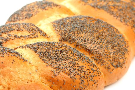 sweet bun with poppy 1の写真素材