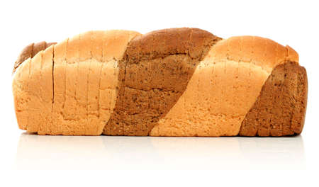Multicoloured bread, isolatedの写真素材