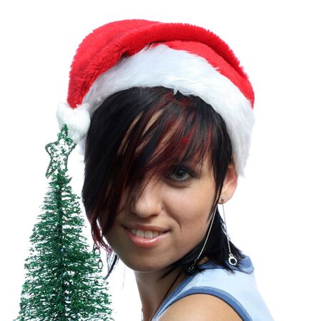 Winter time, isolated on whiteの写真素材