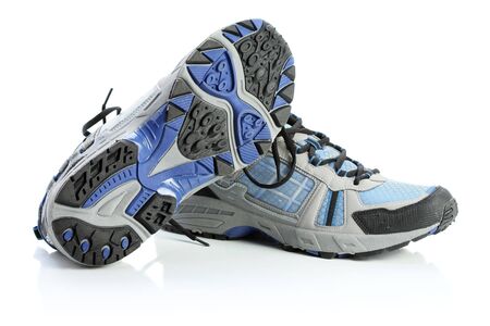 Running shoes, isolated on whiteの写真素材