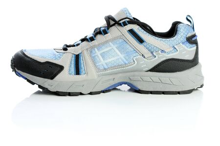 Gym shoe, isolated on whiteの写真素材