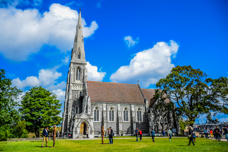 Saint. Alban's Church, Copenhagen Denmarkのeditorial素材