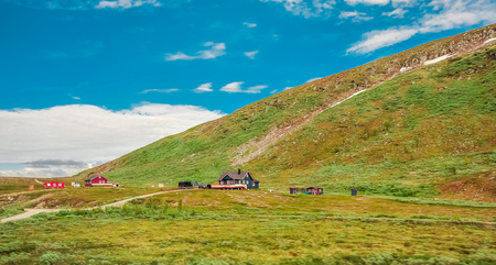 Beautiful landscape from the north of Norwayの写真素材