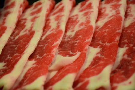 Japanese style's fresh raw beefの写真素材