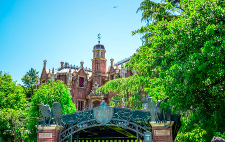 CHIBA, JAPAN: Haunted Mansion attraction in Fantasyland, Tokyo Disneylandのeditorial素材