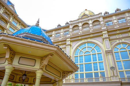 CHIBA, JAPAN: View of Tokyo Disneyland Hotel located in Tokyo Disney Resort, Urayasu, Chiba, Japanのeditorial素材