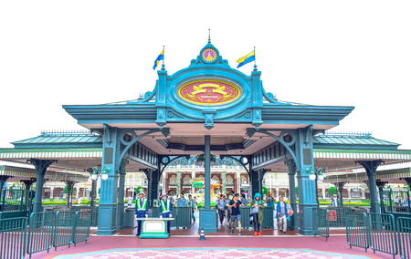 CHIBA, JAPAN: Tokyo Disneyland entranceのeditorial素材