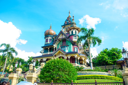 HONG KONG DISNEYLAND: Mystic Manor, the mystery houseのeditorial素材