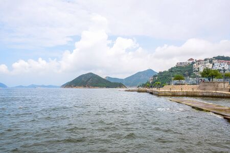 Beautiful Repulse Bay landscape, the famous tourist destination in Hong Kong islandの写真素材