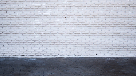 old white brick wall texture for background.white brick wall pattern gray color of modern style design decorative uneven.Loft style design ideas living homeの写真素材