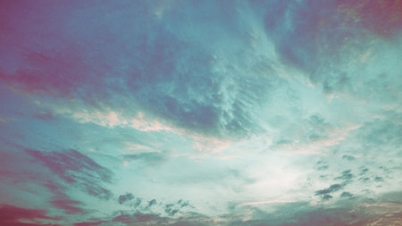 Blue and green grunge background , Summer evening atmosphere. Soft colored abstract background...